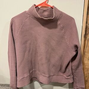 The North Face Cowl Neck Sweater with Waffle Knit